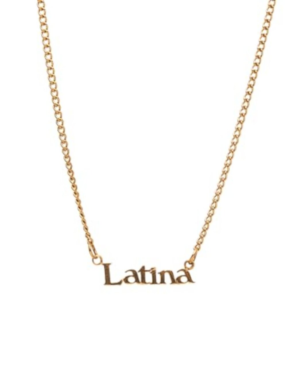 New - Latina Necklace Gold Plated Latina Inspired Jewelry Gifts for Latinas